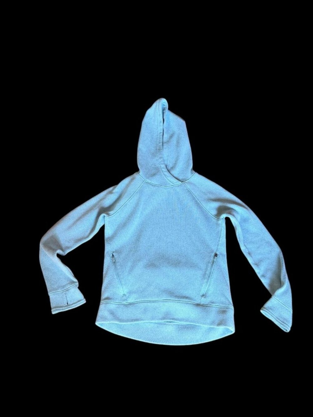 Old Navy Hoodie Girls XL 14 Fleece Lined Zip Pockets Thumb Holes